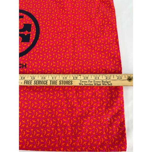 Tory Burch XL Drawstring Dust Bag With Geometric Print Logo Design 22" X 23" - Picture 4 of 5